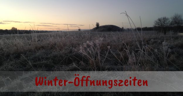 Der Titel des Beitrages vor Foto von Landschaft mit Frost