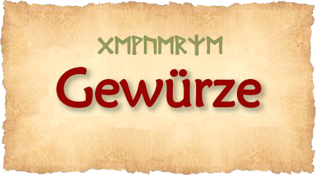 Gewuerze aus heimischen Kraeutern gibt es hier.