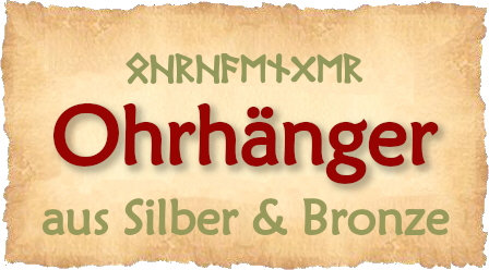 Hier geht es zu unseren Ohrhängern aus Silber und Bronze