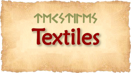 Hier sind die textilen Artikel.