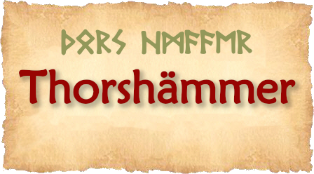 Thors Hammer als Amulett, hier die groesste Auswahl