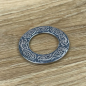 Preview: Amulett-Ring mit Drachendekoration, Edelstahl