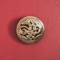 Preview: Drachenfibel rund, Haithabu, Bronze