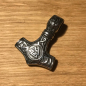 Preview: Thorshammer Amulett modern "Átthnútur", Edelstahl