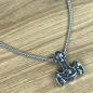 Preview: Thorshammer- Amulett modern "Hrymr", Edelstahl