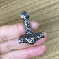 Preview: Thorshammer Amulett "Thrígeitir", Edelstahl
