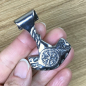 Preview: Thorshammer Amulett "Skalli", Edelstahl