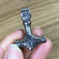 Preview: Thorshammer Amulett "Fyrnir", Edelstahl