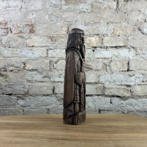 Heimdall Götterfigur 26 cm handgeschnitzt aus Lindenholz, Unikat