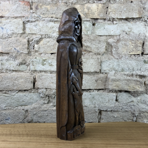Hel Götterfigur 26 cm handgeschnitzt aus Lindenholz, Unikat
