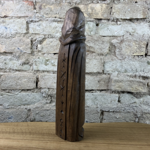 Hel Götterfigur 26 cm handgeschnitzt aus Lindenholz, Unikat