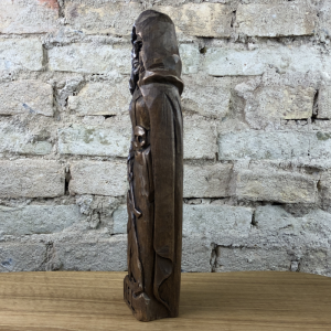 Hel Götterfigur 26 cm handgeschnitzt aus Lindenholz, Unikat