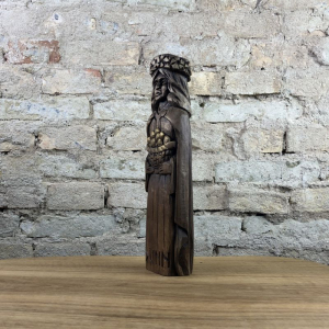 Idunn Götterfigur 26 cm handgeschnitzt aus Lindenholz, Unikat