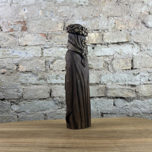 Idunn Götterfigur 26 cm handgeschnitzt aus Lindenholz, Unikat