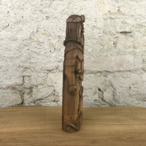 Njörd Götterfigur 26 cm handgeschnitzt aus Lindenholz, Unikat