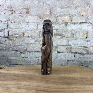 Njörd Götterfigur 26 cm handgeschnitzt aus Lindenholz, Unikat