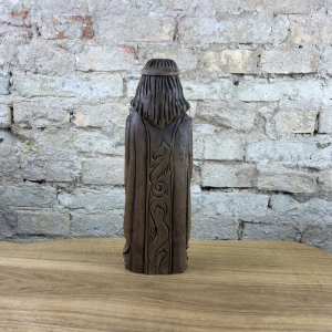 Njörd Götterfigur 26 cm handgeschnitzt aus Lindenholz, Unikat