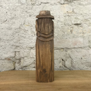 Odin Götterfigur 26 cm handgeschnitzt aus Lindenholz, Unikat