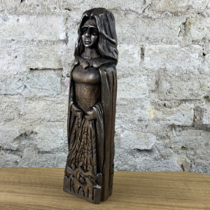 Ran Götterfigur 26 cm handgeschnitzt aus Lindenholz, Unikat