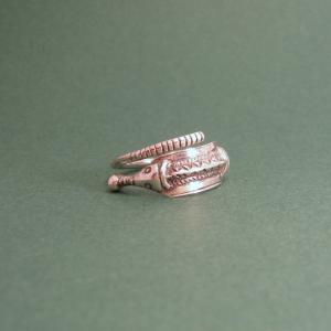 Drachenring silber
