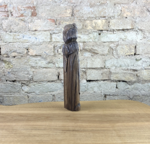 Skadi, 26cm Götterfigur handgeschnitzt aus Lindenholz, Unikat