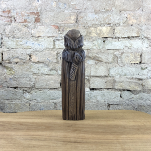 Skadi, 26cm Götterfigur handgeschnitzt aus Lindenholz, Unikat