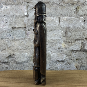 Thor Götterfigur, 26 cm handgeschnitzt aus Lindenholz, Unikat