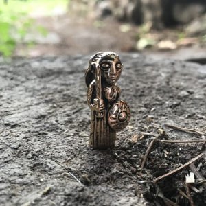 Freya / Walküre von Hårby als Anhänger, Bronze