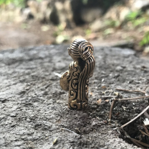 Freya / Walküre von Hårby als Anhänger, Bronze