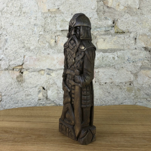 Tyr, 25cm Götterfigur handgeschnitzt aus Lindenholz, Unikat