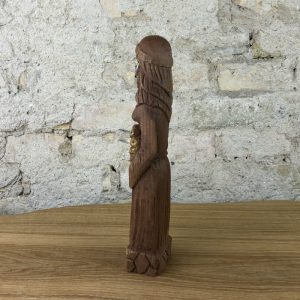Idun, 24cm Götterfigur handgeschnitzt aus Lindenholz, Unikat