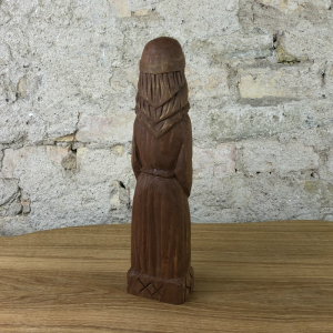 Idun, 24cm Götterfigur handgeschnitzt aus Lindenholz, Unikat