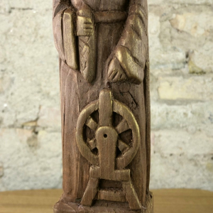 Frigg, 25cm Götterfigur handgeschnitzt aus Lindenholz, Unikat