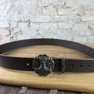Ledergürtel mit Thorshammer Schnalle