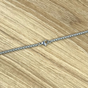 Erbskette 3 mm, Edelstahl, 45 cm