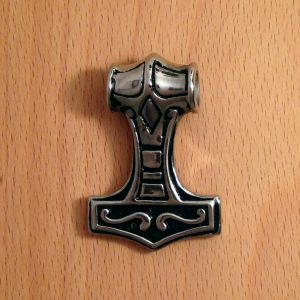 Thorshammer Amulett "GripniR", Edelstahl