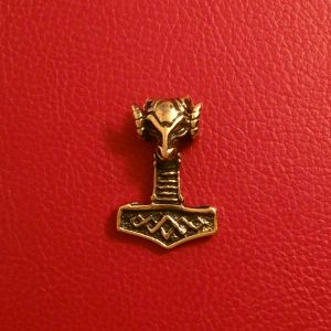 Thorshammer Amulett "Tanngrísnir" Bronze