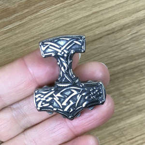 Thorshammer Amulett "Herkir", Edelstahl