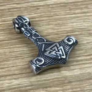Thorshammer Amulett "Thrígeitir", Edelstahl