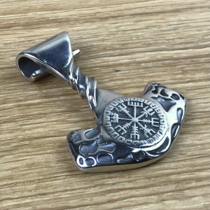 Thorshammer Amulett "Skalli", Edelstahl