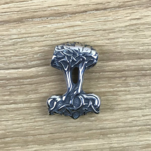Thorshammer Amulett "Járnviðr", Edelstahl