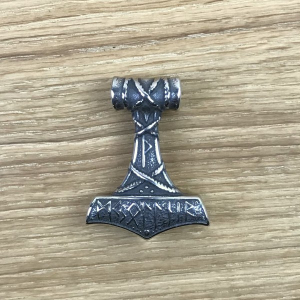 Thorshammer Amulett "Rúnahnútur", Edelstahl