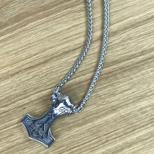 Thorshammer Amulett "GripniR", Edelstahl