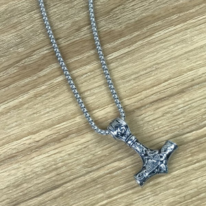 Thorshammer Amulett "Hnitbjörg", Edelstahl