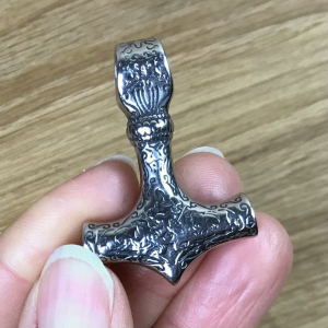 Thorshammer Amulett "Fyrnir", Edelstahl
