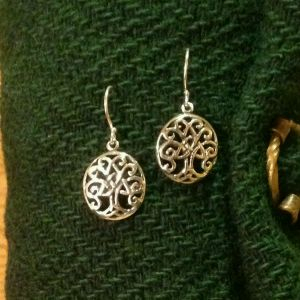 Ohrschmuck Weltenbaum "Nornenknoten" Silber