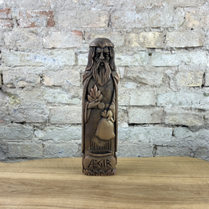 Ägir Figur 26 cm handgeschnitzt aus Lindenholz, Unikat