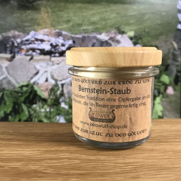 Bernsteinstaub zum Opfern im Ritualfeuer