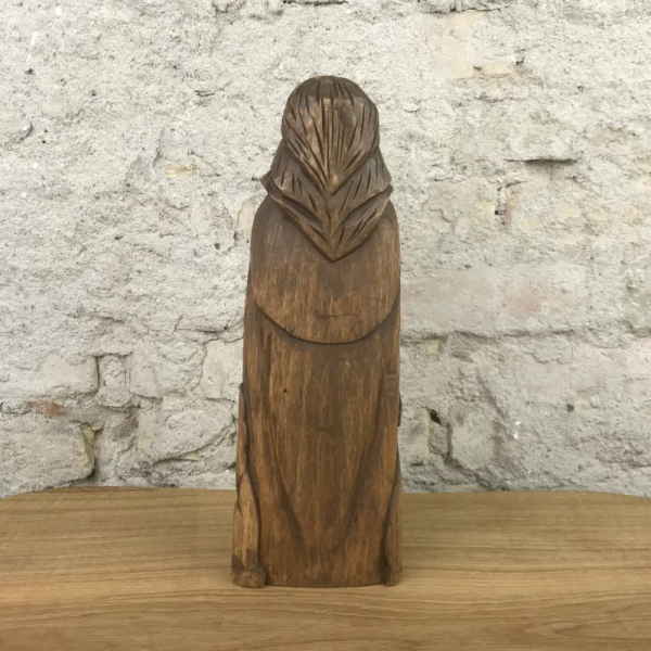 Freyja Götterfigur 26 cm handgeschnitzt aus Lindenholz, Unikat
