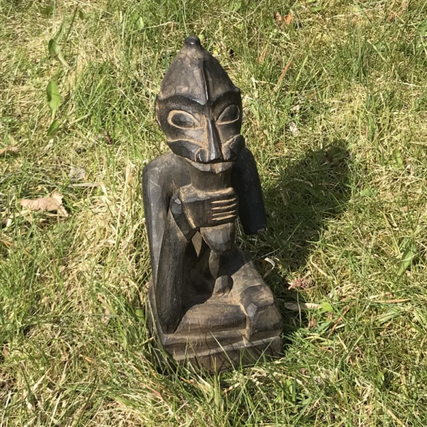 Freyr aus Rällinge / Schweden, Holzfigur